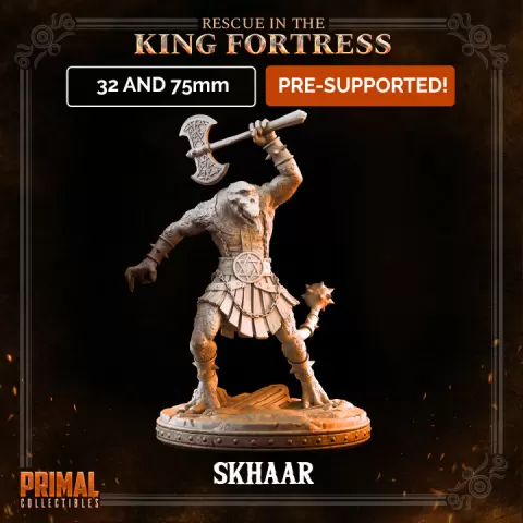 Reptile minion - SKHAAR- April 2023 - RESCUE IN THE KING FORTRESS - MASTERS OF DUNGEONS QUEST by PRIMAL Collectibles