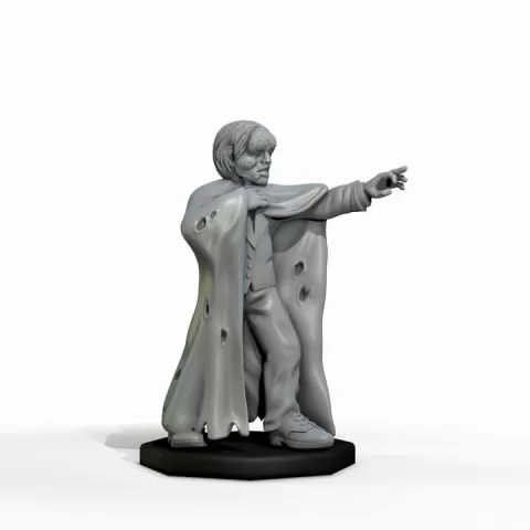The Elephant Man Joseph Merrick Unmasked Cthulhu Investigator 32mm RPG Tabletop by cosmondo
