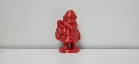 Santa Claus with Bag of Gifts Christmas Figurine - 3DMaster1