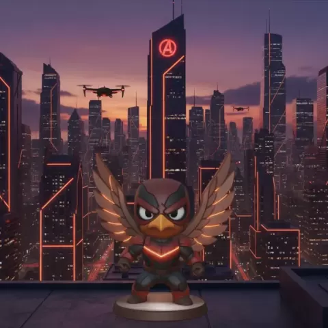 The supernatural bird - afroto