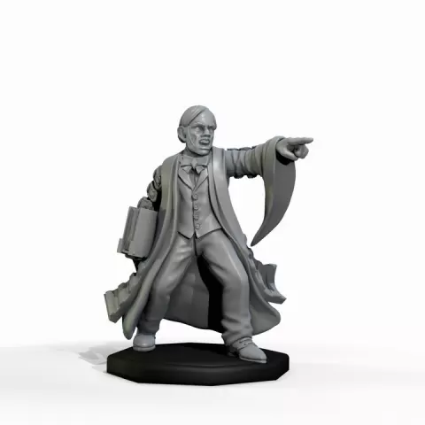 Dean Allan Halsey, Professor Arkham University Investigator Cthulhu Character by cosmondo