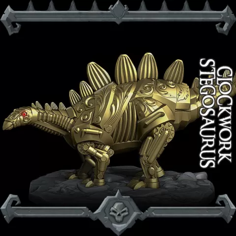 Clockwork Stegosaurus by RocketPigGames
