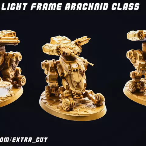 Arachnid Class Light Frame 32mm 3 Poses by Extra Guy