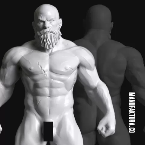 Sedition Series 01d - Male Gene-Forged Warrior Without Armor Plate by Manufaktura Miniatures LLC