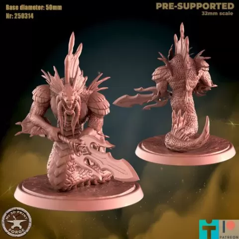 Naga Mirmidon Attack