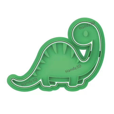 Baby Brachiosaurus 9cm Cookie Cutter