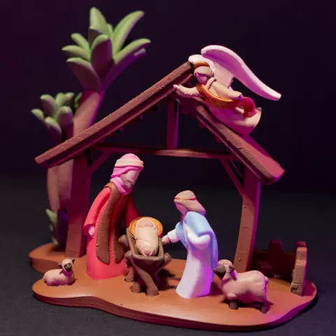 Minimalist Nativity Set by Stlflix