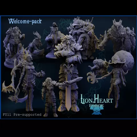 Welcome pack (full) by Lion Heart Forge
