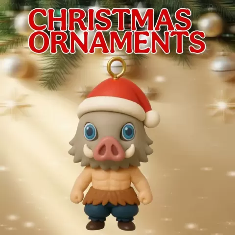 Inosuke Kimetsu no yaiba / Demon slayer Christmas Ornament - Pablo Stadler