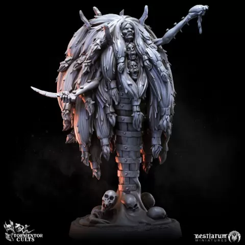 The Court of Three | Tormentor Cults | Hero Mage by Bestiarum Miniatures
