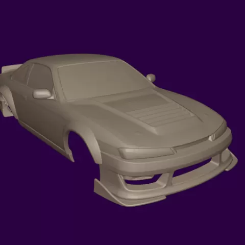 RC BODY 1993 200SX SLIVIA S14 NISSAN 1/10 3D PRINT STL