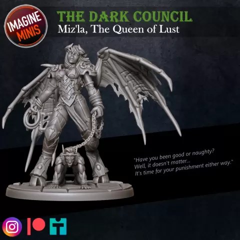 The Dark Council - Miz'la, Queen Of Lust by Imagine Minis