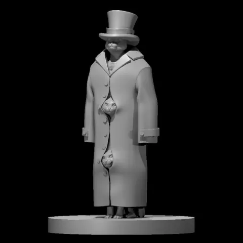A totally normal commoner with a nice hat ... not a bunch of cats. Nope. by Miguel Zavala