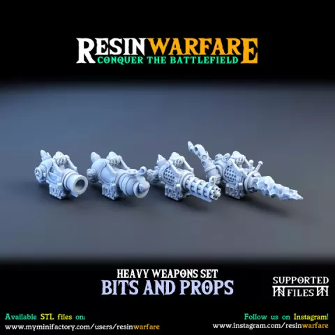 Heavy Weapons Set by ResinWarfare