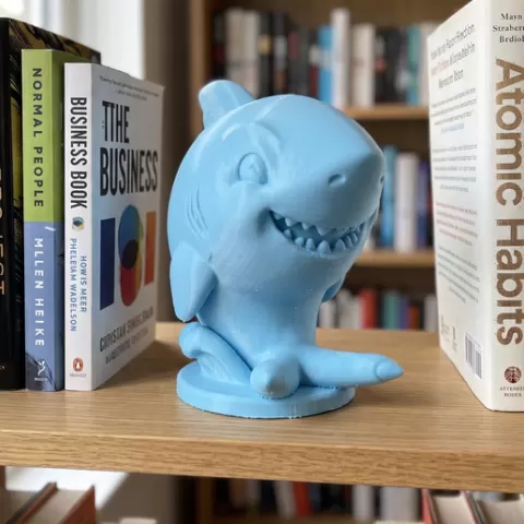 Smiling Chibi Shark Mini 🦈✨