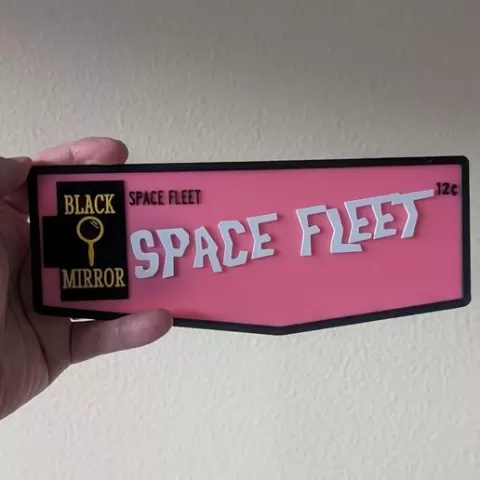 Space Fleet #1 Sign