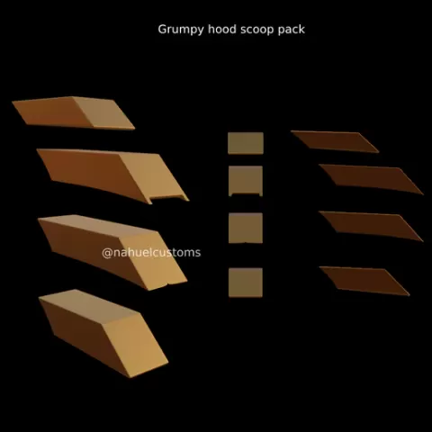 Grumpy hood scoop pack