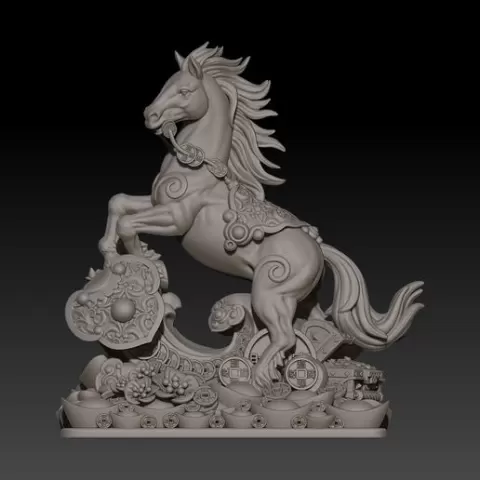 Zodiac Horse 3D print model