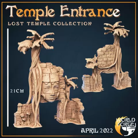 Lost Temple Entrance by Embernell Studio