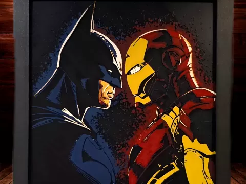 Batman Vs. Ironman aka the Billionaires Brawl (6C)