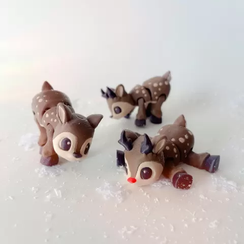 Deer Flexi and Sleigh