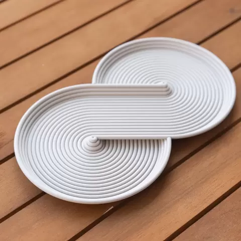 Infinity Streaked Tray