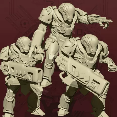 (Centauri) Infernal Soldier - Triple Set 2 by Studio Sol Union