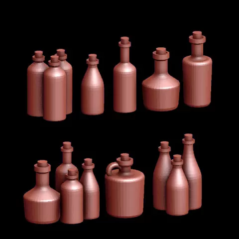 Bottles by Pellinor
