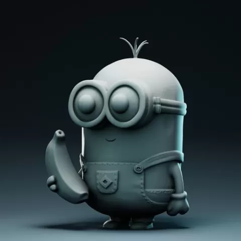 Minion with Banana / Миньон с бананом 32mm (Despicable Me) [маскот/mascot]