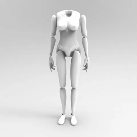 Female marionette body for 60cm marionette by Petr Puppeteer