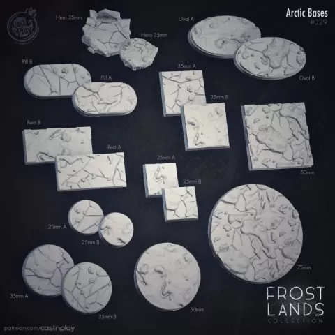 Arctic Bases (Pre-Supported) by Cast n Play