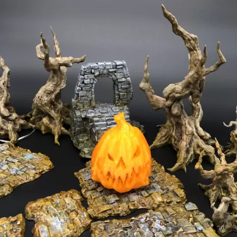 Jack O Lantern by kitbash kingdom