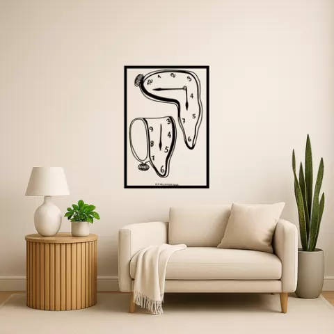 Salvador Dali Salvador Dali The Melting Watches Wall Art Framed
