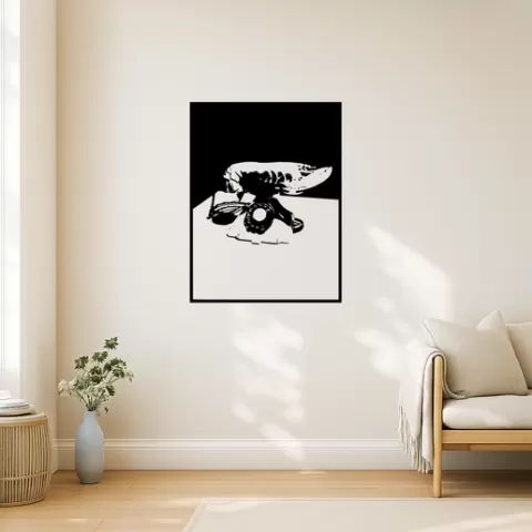 Salvador Dali Salvador Dali The Lobster Telephone Wall Art Framed