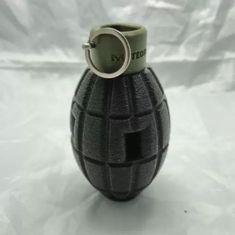 Mills Bomb Airsoft Grenade Impact Cap Grenade Low Profile Fuze Sound Grenade "Meteorite" Reusable Airsoft Grenade
