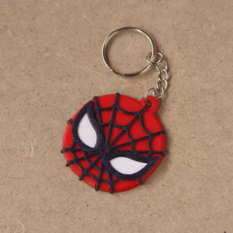 Keychain Multicolor Spiderman by Duke Doks