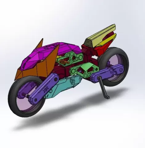 Futuristic Motorcycle - Bettytheprintguy