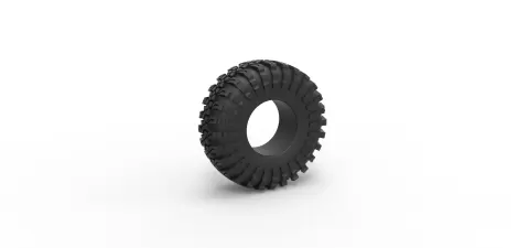 Offroad tire 135 Scale 1:25 - 3DTechDesign