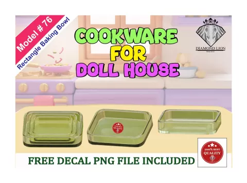 Rectangle Baking Bowl - DIAMOND-LION