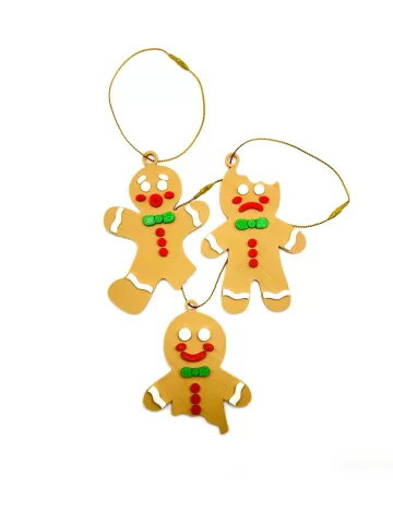 Gingerbread Ornaments - BatChips