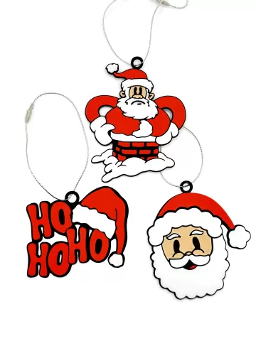 Santa Ornaments - BatChips