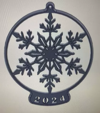 2024 Snowflake Ornament - J86