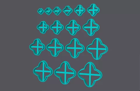 Quatrefoil Cookie Cutters - studio WES