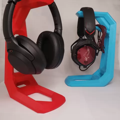 Tall Headphone Stand - no supports by Ryan Stack