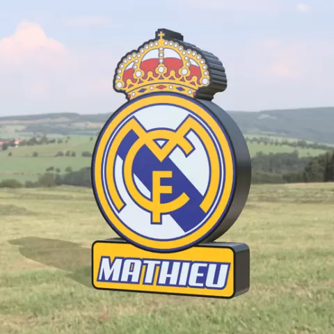 Light box REAL MADRID PRENOM MATHIEU