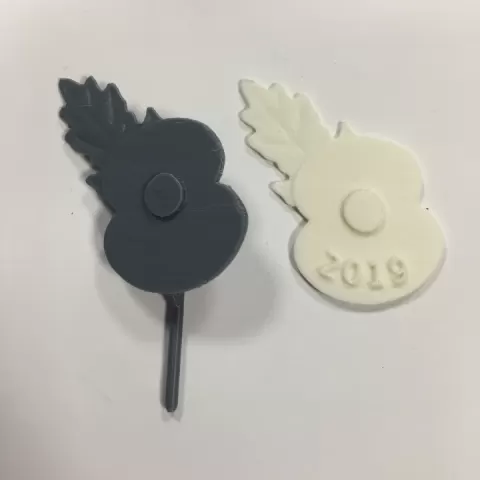 2019 Poppy / Standard Poppy / Poppy Keyring - Poppy Day 2019 by Paris