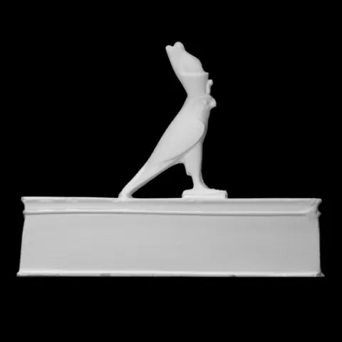 Animal Coffin with Horus figurine by Harvard Museum of the Ancient Near East