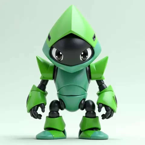 green bot - 3D flare