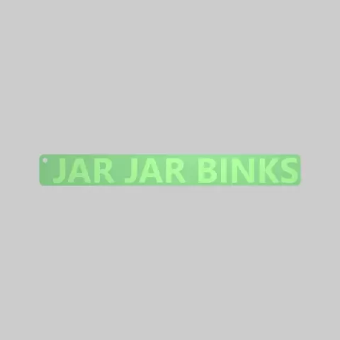 JAR JAR BINKS star wars keychain - XP3Design