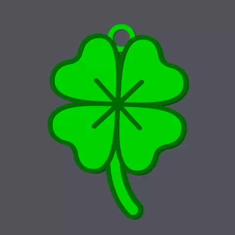 Four Clover - Keychain v1 - studio WES